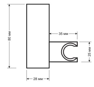 Держатель для душа ESKO SH505 хром